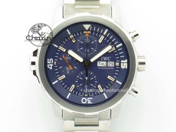 MIROTIME 1228 Versatile Aquatimer Chrono IW376803 V6F 1:1 Best Edition White Dial On SS Bracelet A 7359